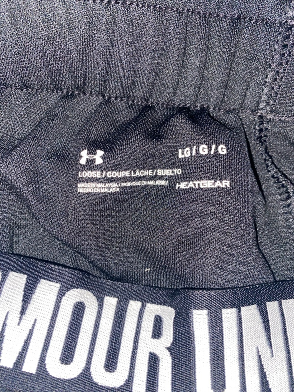 Under Armour Women’s Play Up Shorts 3.0. Size L.  New - Picture 3 of 4
